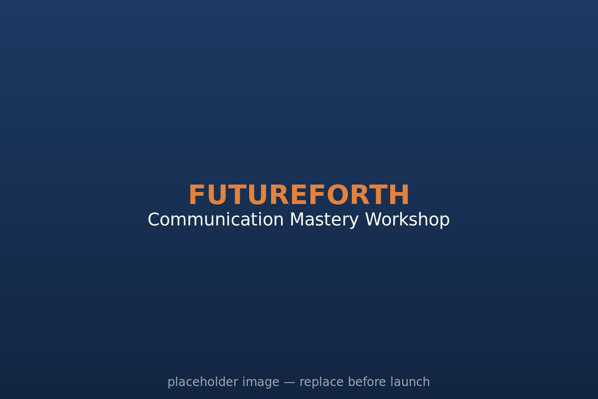 Communication Mastery Workshop participants role-playing